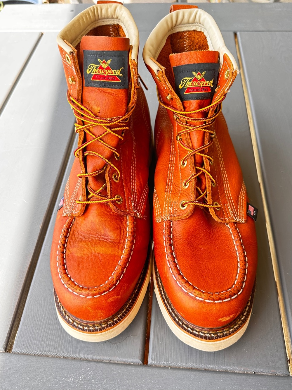 Thorogood American Heritage 6 inch Moc Toe Work Boots  Size 11.5